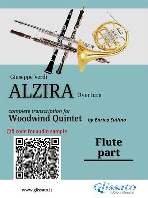 cover image of Flute part of "Alzira" for Woodwind Quintet